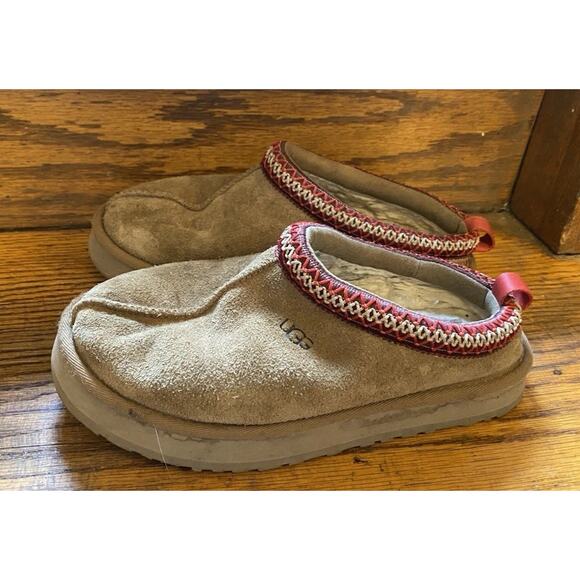 UGG Shearling Suede Tasman Slippers Size 4 Women’s Shoes Slip On - Picture 1 of 8